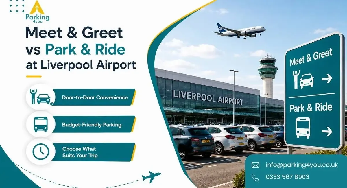 Liverpool Airport Meet and Greet vs Park and Ride