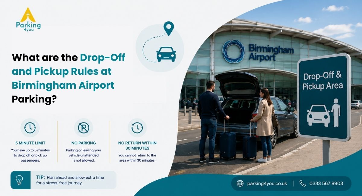 What Are the Drop Off and Pickup Rules at Birmingham Airport Parking?