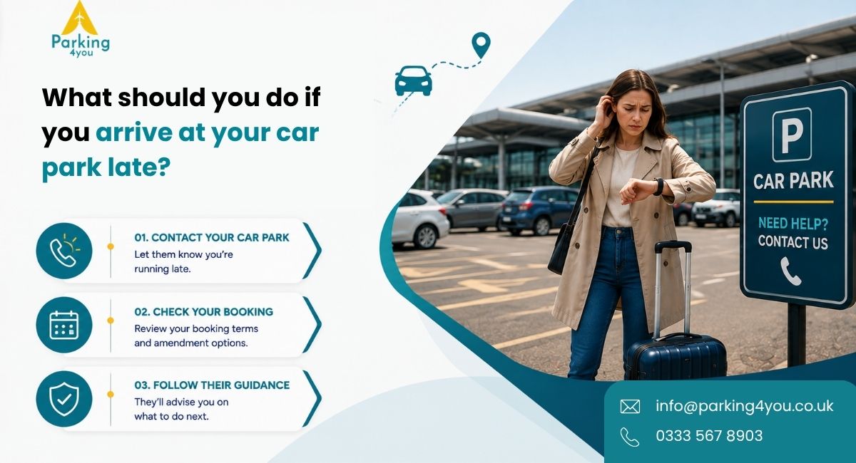 What Should You Do If You Arrive at Your Car Park Late?